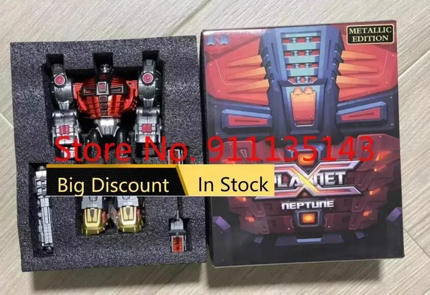 Planet X Px-03m Neptune Dinobot Sludge Metallic Version In Stock