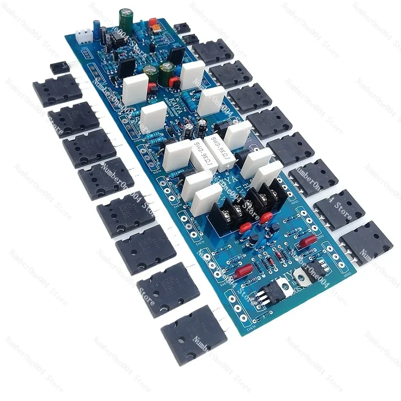 NEW Dual DC65V-130V C5200 A1943 Tube 1000W High Power Mono Channel Professional CA Stage Audio Amplifier Board