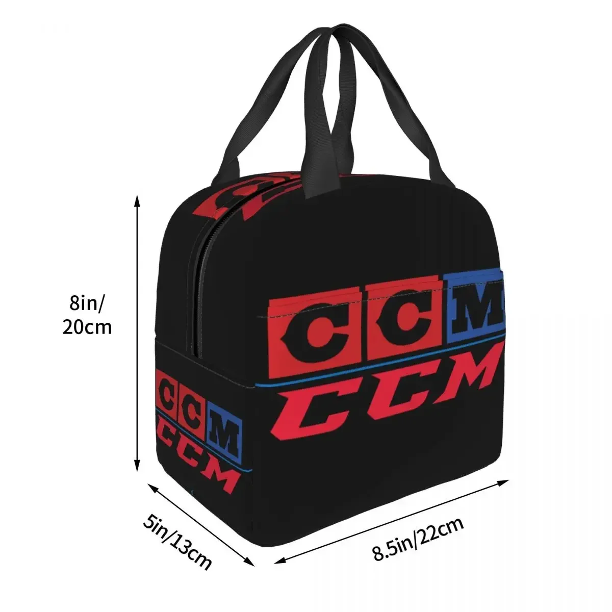 Custom CCM Canada Logo Hockey Lunch Bag Women Thermal Cooler Insulated Lunch Boxes for Kids School