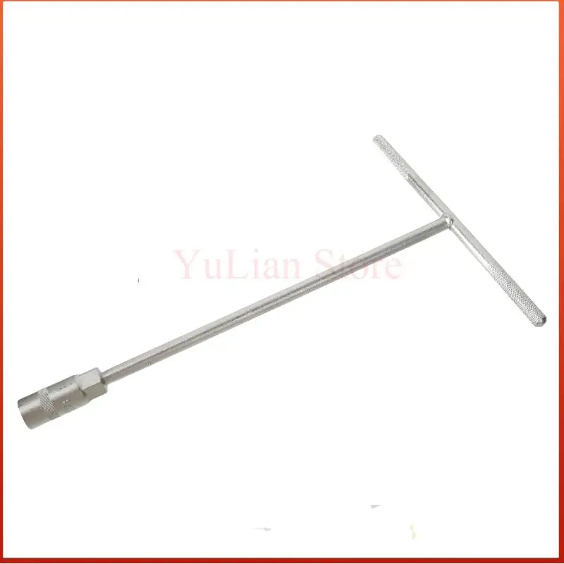 T Handle Socket Wrench Portable T-Type Hexagon Socket Tool Practical 14mm Repair Wrench for Motorcycle Car Steel Durable