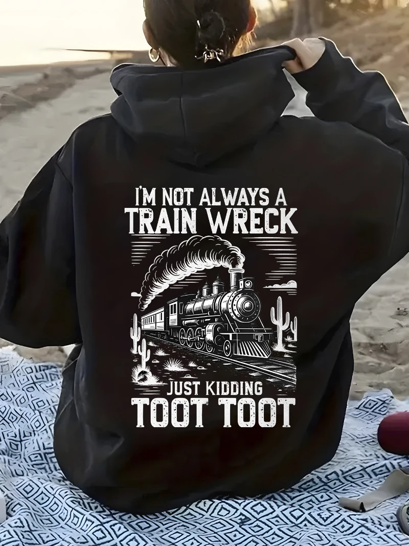 

2025 Autumn and Winter Women's Hoodie _'m Not High-end Luxury Is for Both Men and Women Top Y2k