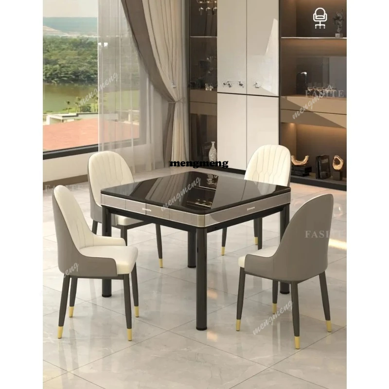 Useful Table Dual-purpose Mahjong Table Bass Noise Reduction Chess Room Commercial Machine Mahjong Table Four-mouth Machine