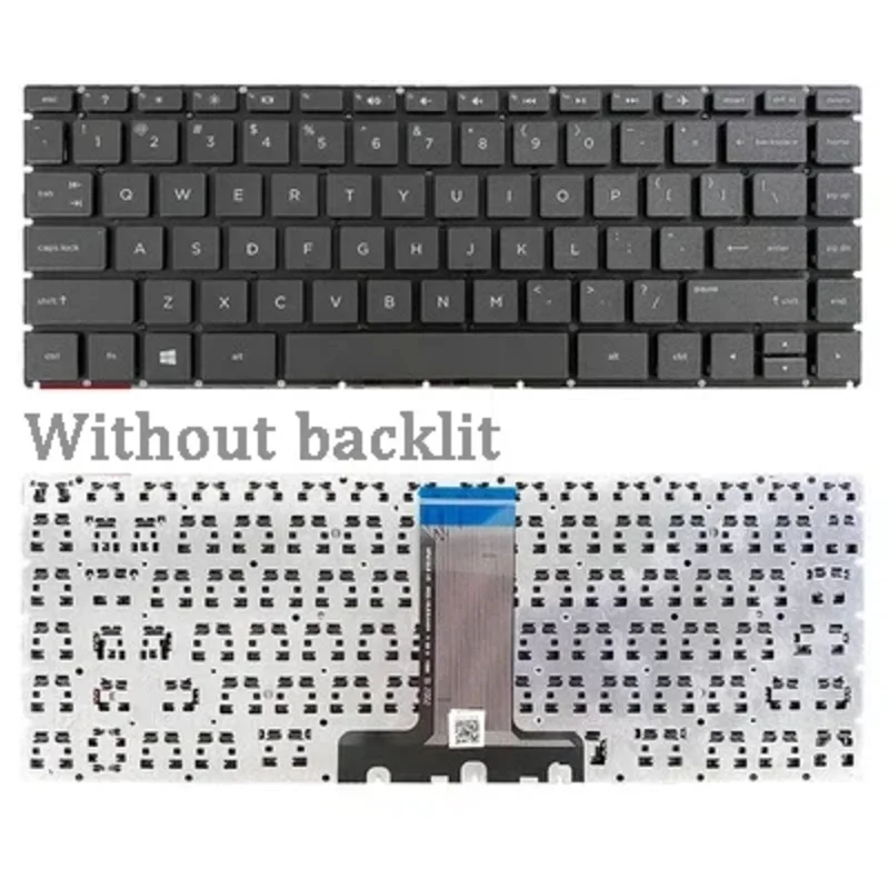 New Original laptop keyboard for HP 14s-dk/df/DP 14s-cf 14-ce/14-cf/14-cm/14-dk/14-dg TPN-Q207 14s-dr 14-ck009tx 14s-cf0003tx