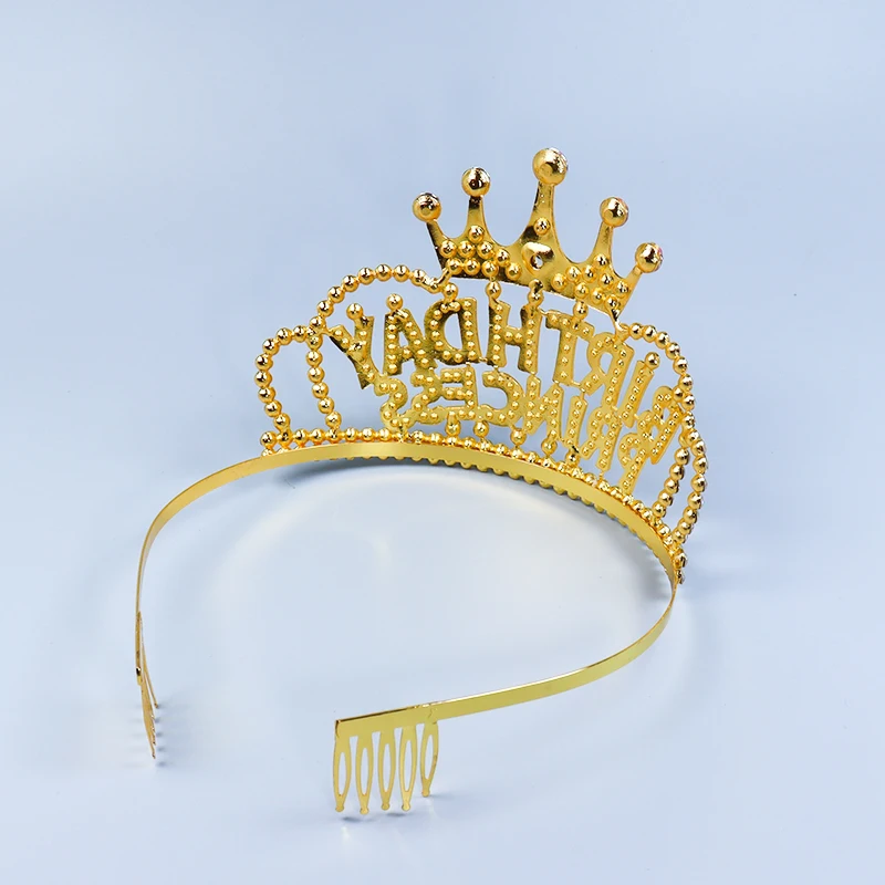 ZANLLOY Female Crown Rhinestone Crystal BrideCrown Tiara Birthday Anniversary Decoration Happy Party Supplies