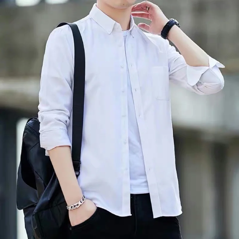 Uomo in puro cotone lungo Sve Work irt Anti-scottatura Resistente all'usura Cantiere W Denim Jaet Busin Casual Sle