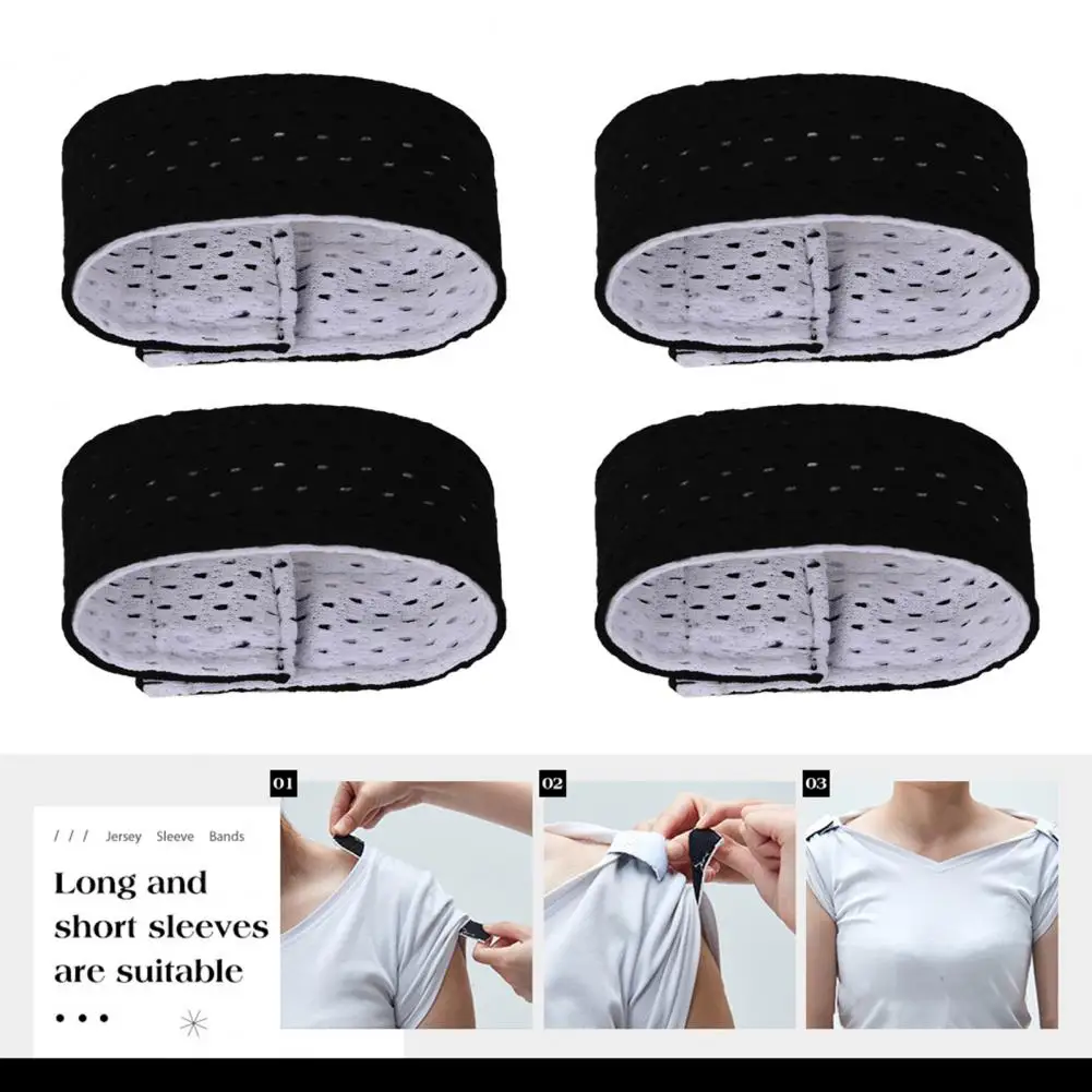 

Adjustable Arm Cuffs Breathable Mesh Sleeve Bands for Football Basketball Volleyball Jerseys Sports Accessories for Soccer