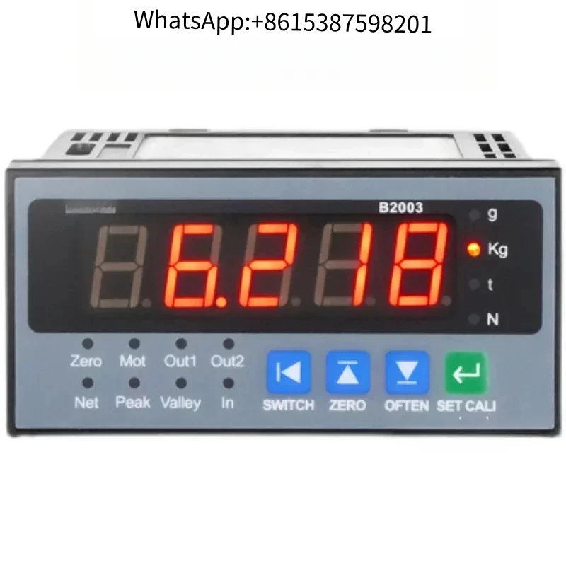 Force Weighing Torque Sensor Display Control Instrument RS232 485 0~ 10V