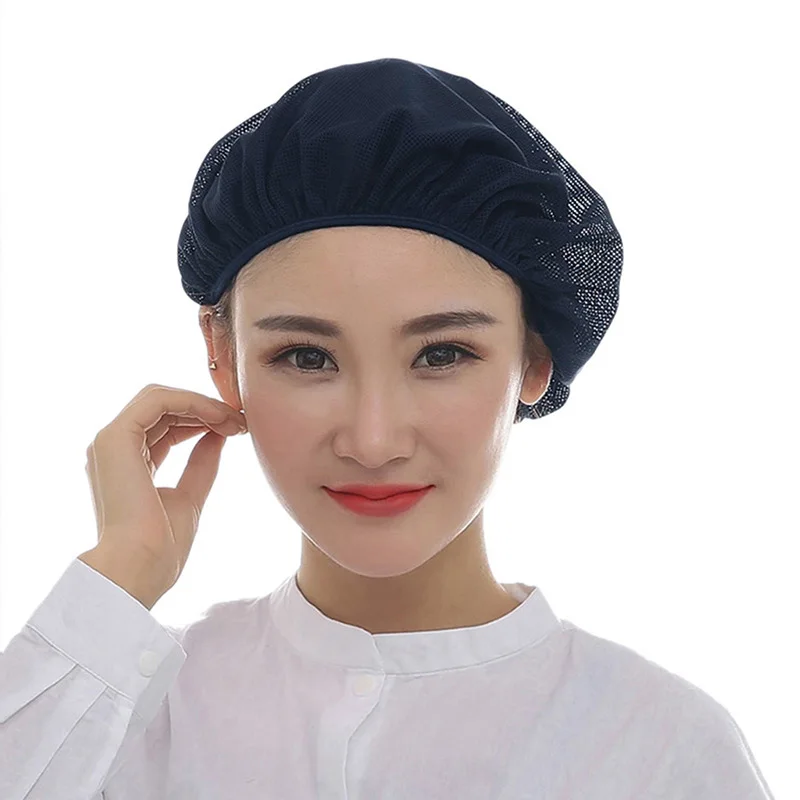 

Restaurant Chef Hat Hotel Bakery Uniform Breathable Mesh Kitchen Caps Waiter Work Wear Hats Catering Cook Cap Workshop Workwear