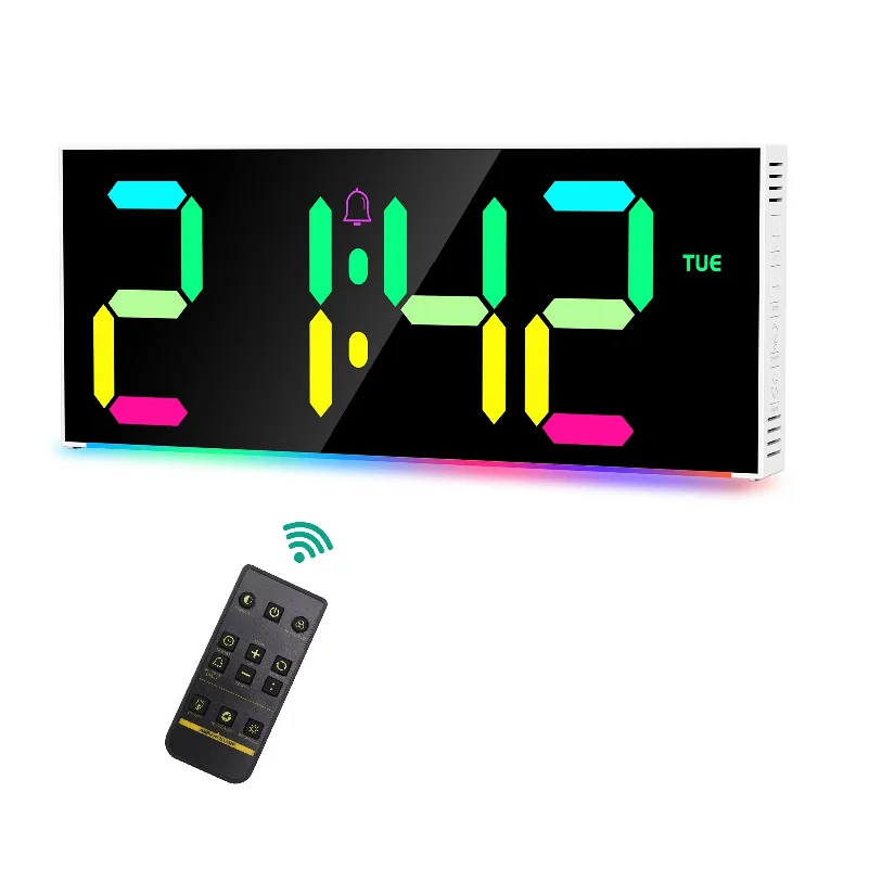 ORIA Digital Wall Clock 12