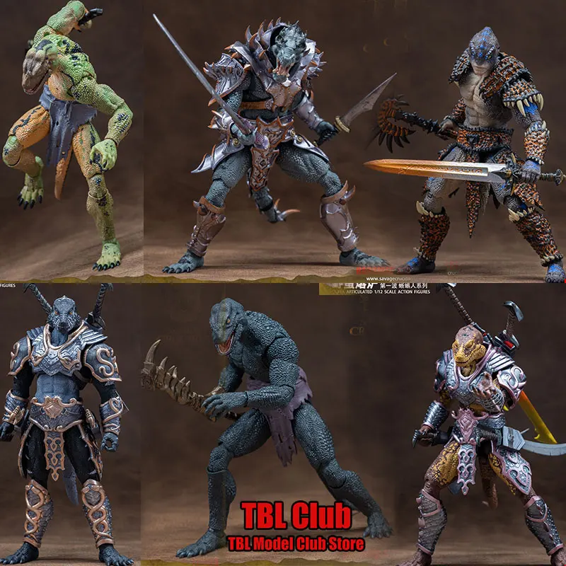 

In Stock HS Studio 1/12 Scale Soldier Wild Furnace Barbarian Lizard Orcs Warrior Guard Full Set 6inch Action Figure Doll