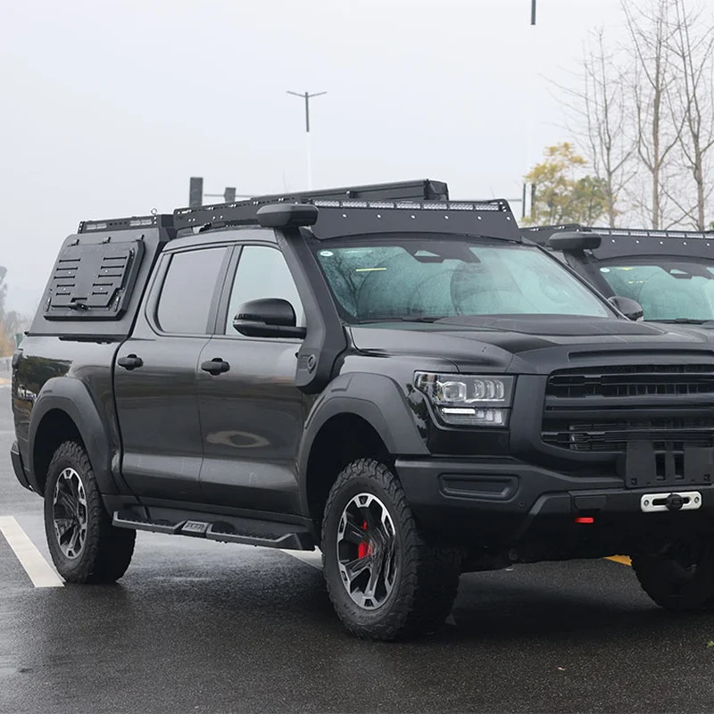 Car Accessories 4x4 Full-height Aluminium Three-door Waterproof Pickup Truck Canopy Bed Cover