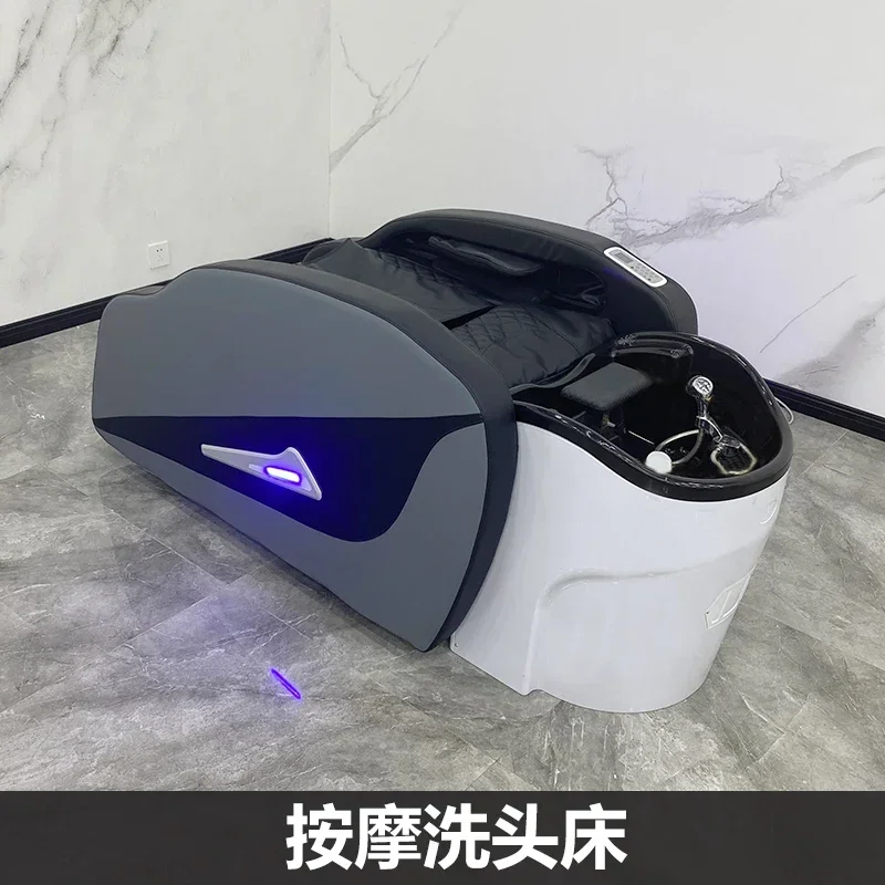 

Intelligent massage shampoo bed barber shop hair treatment fumigation water circulation automatic