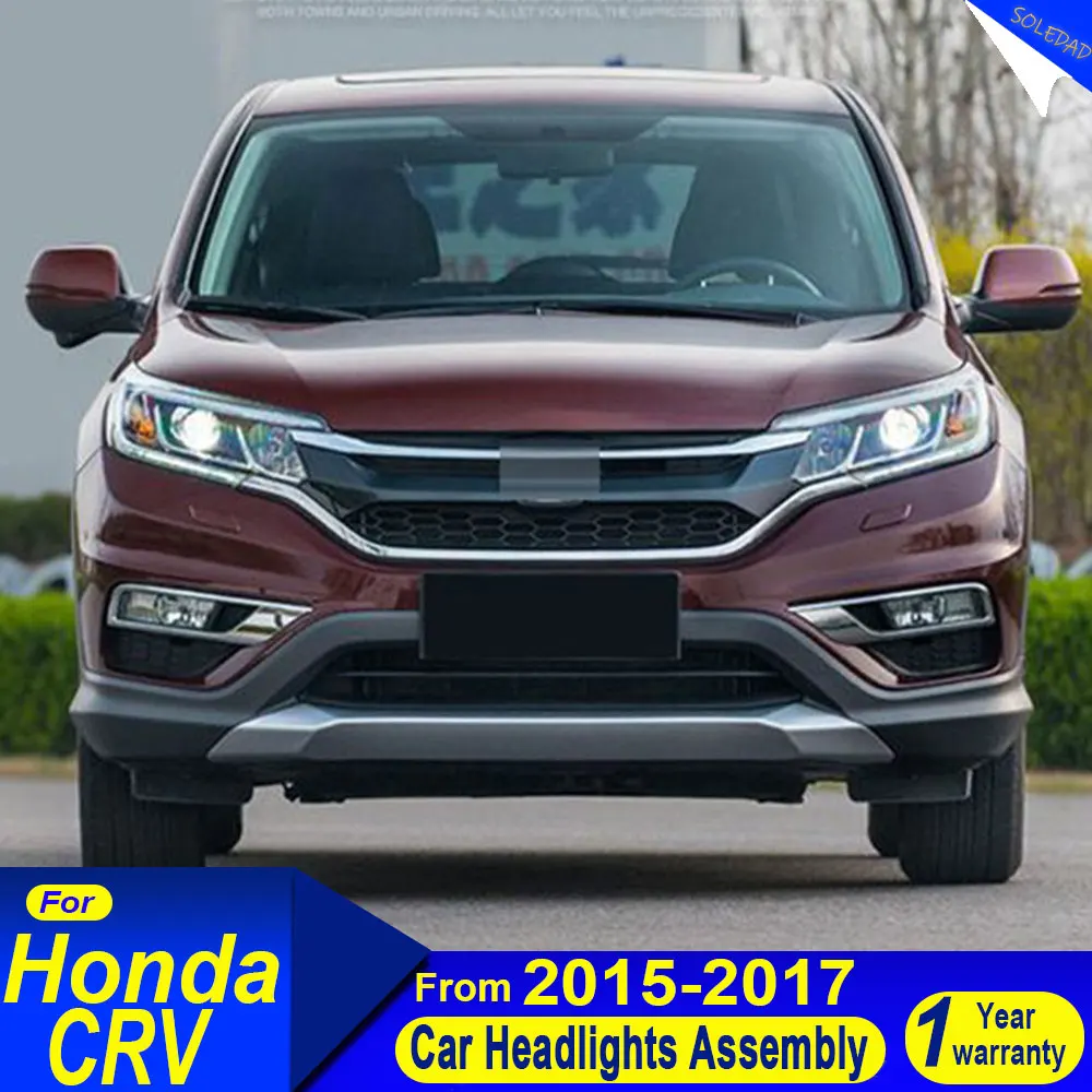 

Car LED Headlights Assembly for Honda CR-V 2015 2016 Upgrade Car Head Lamp DRL Turning Front Head Lights Plug and Play