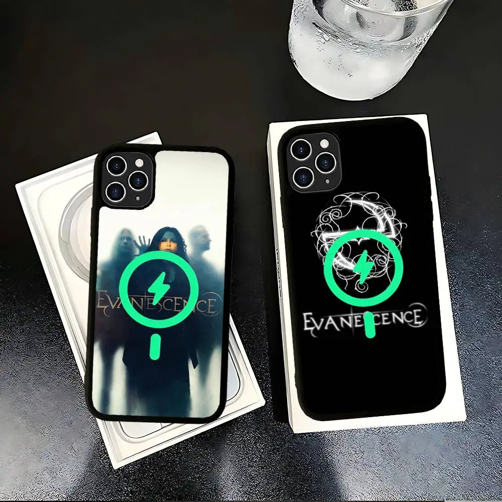 

Retro Band E-Evanescence Magnetic Case For IPhone 17 16 14 13 12 11 15 Pro Max Plus Wireless Charge Phone Cover