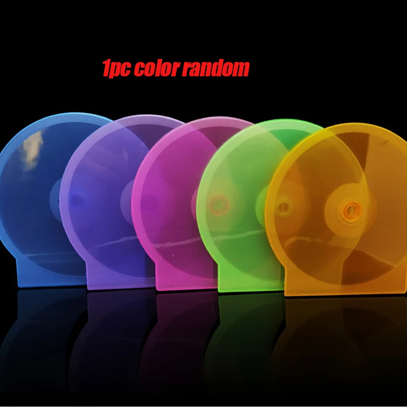 1PC Storage Box 12.5CM Transparent Plastic Round Disc Case CD Case Thickened CD DVD Disc Box