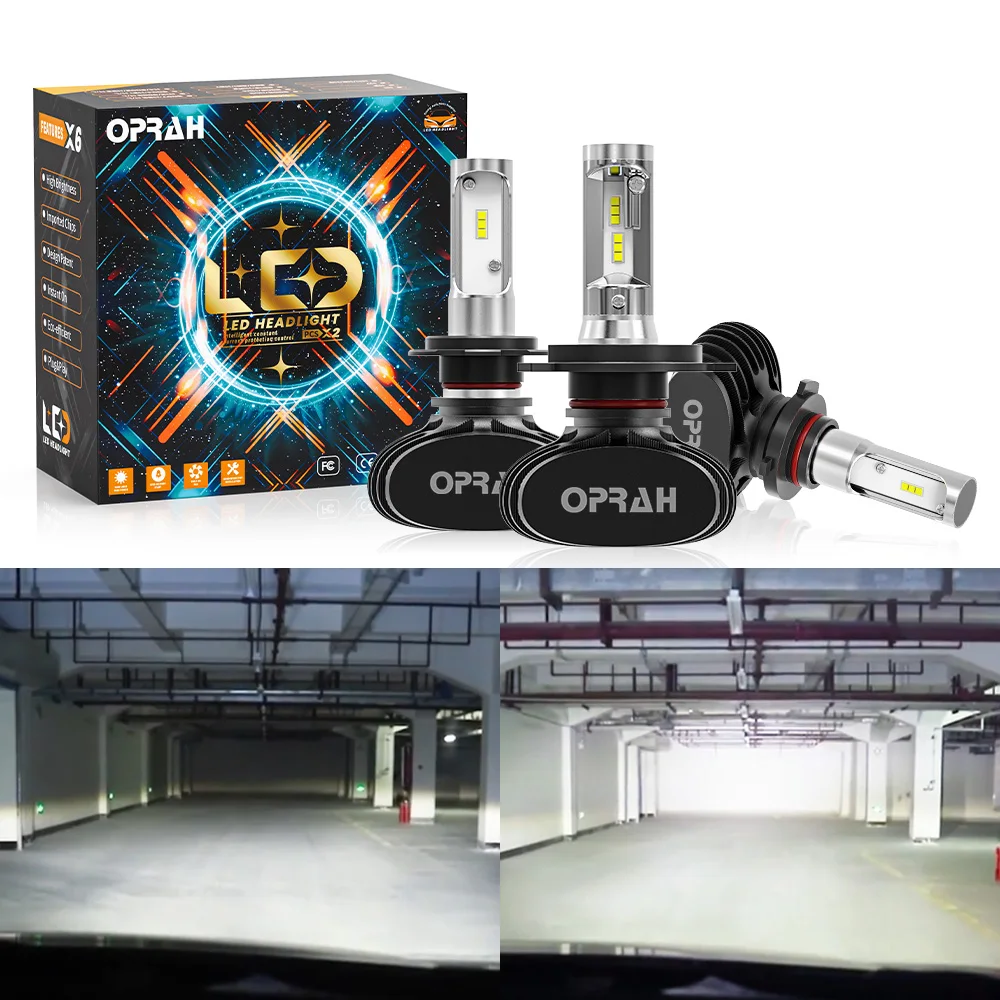

H4 LED Headlight Bulbs 50W 10000LM Super Bright H7 H11 H8 H9 H1 H16 9005 9006 IP65 Auto Accessories High Power Fog Lamp12V 6500K