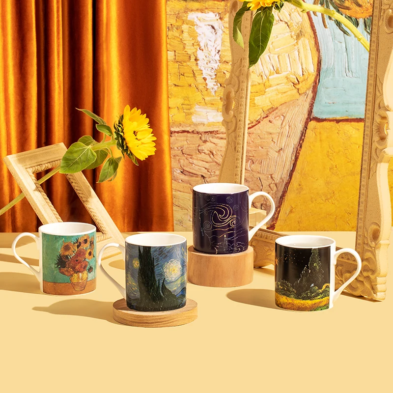 

Fashion Vintage Ceramic Mugs Aesthetic Modern Art Creativity Mug Coffee Cup Minimalist High Quality Tazas Originales Mug