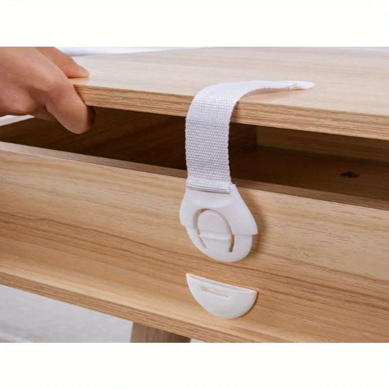 10pcs Child Safety Cabinet Lock Baby Proof Security Protector Drawer Door Cabinet Lock Plastic Protection Kids Safety Door Lock