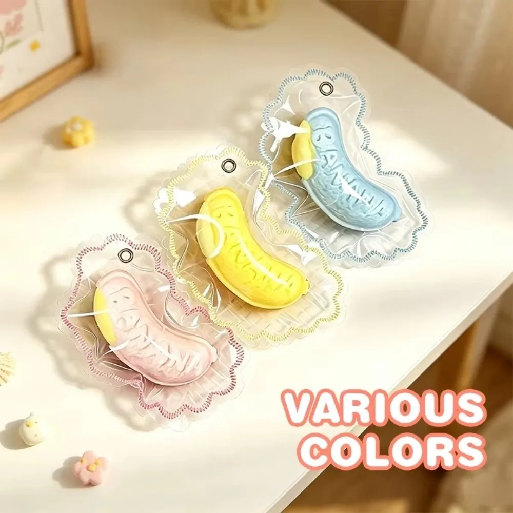 Soft Fidget Sticky Bag Slow Rebound Slow Rising Slow Rebound Simulated Fruit Food Food Grade Silicone Banana Bread Adults