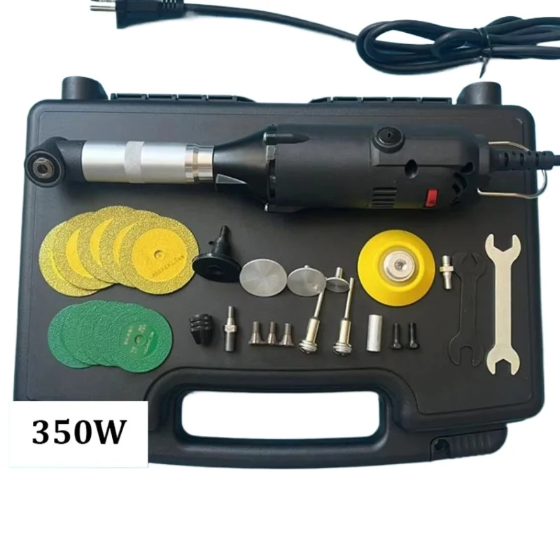 

350W 90 Degree Bend Right Angle Jewelry Wood Electric Engraving Motor Grinder Mold Polishing Hanging Ceramic Tile Cleaning Tools