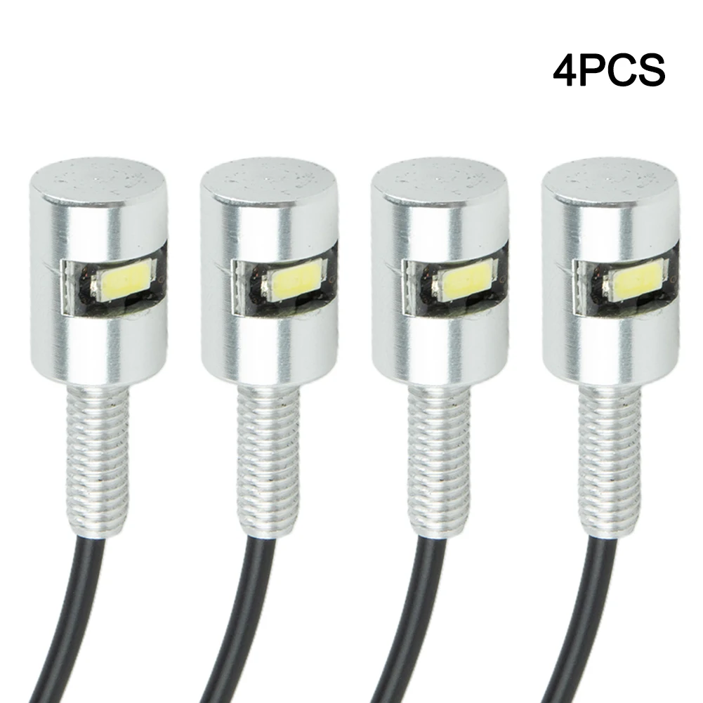 High Quality Led License Plate Bolt Light Super Bright White Long Lasting Low Consumption Motorcycle 17x12x12mm