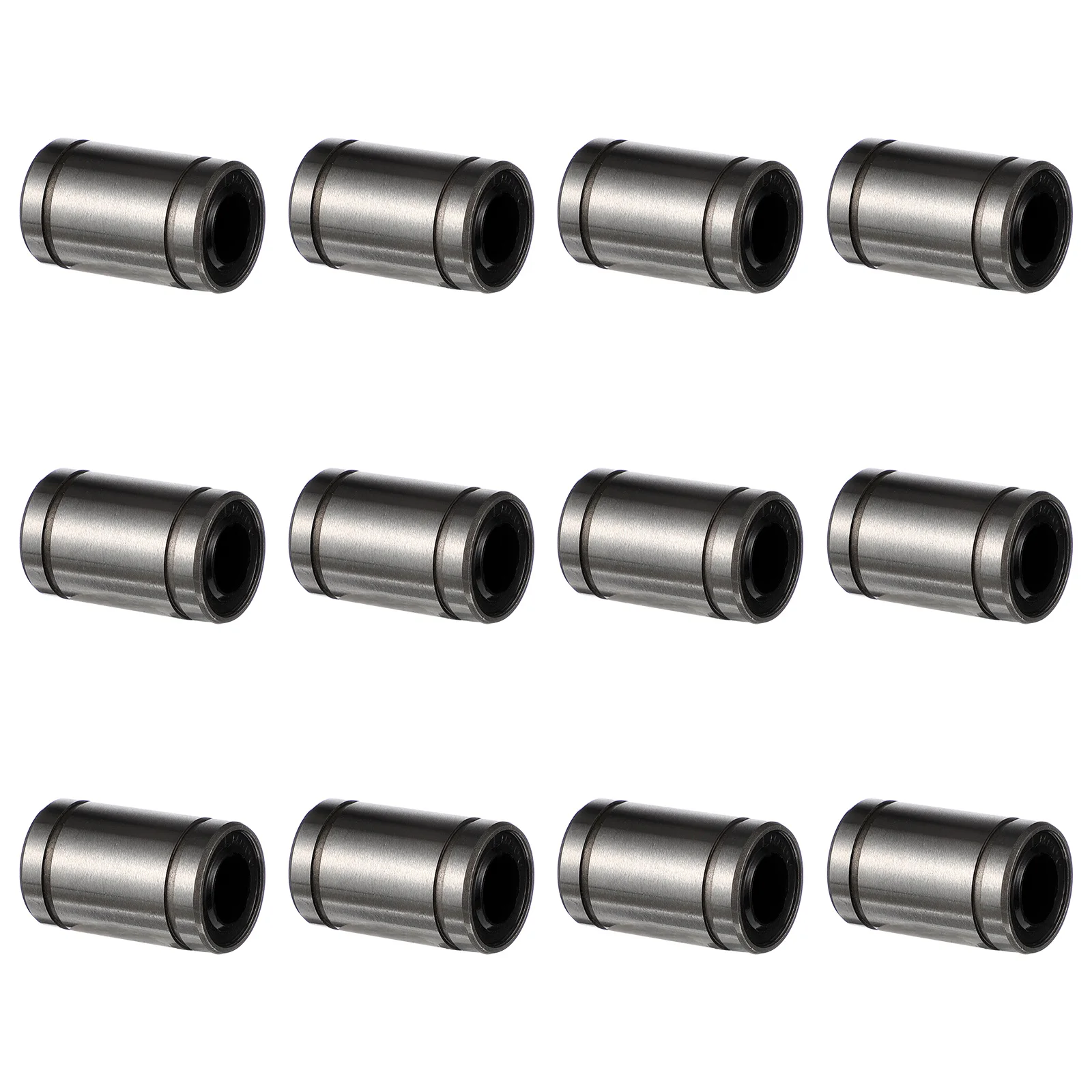 

12Pcs Linear Bearings Premium Steel Durable Accessories for 3D Printer Cnc Machines Linear Ball Bearing Printer Accessory