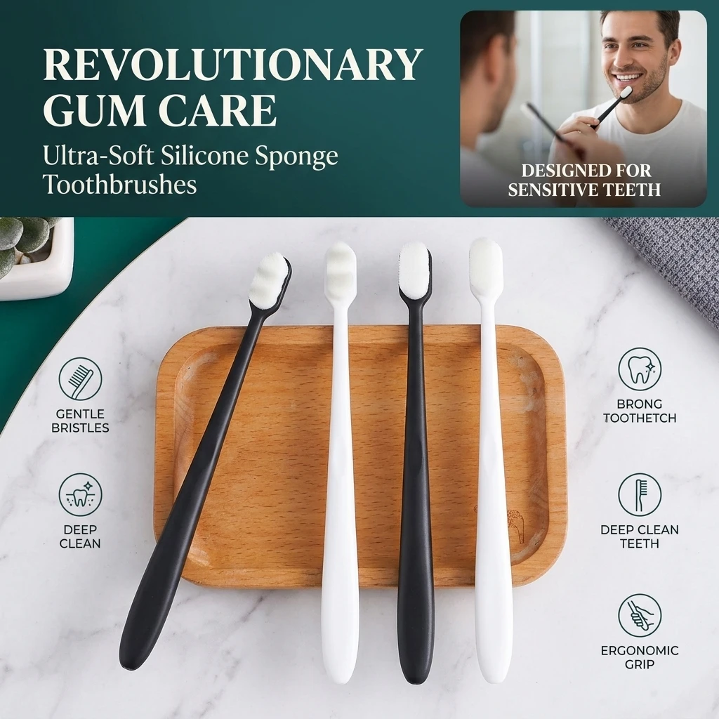 Pack of 10,000 Nano Soft Toothbrushes - Ultra-Fine Ultra-Soft Bristles Small Heads Unisex Couples Family Combo Sets