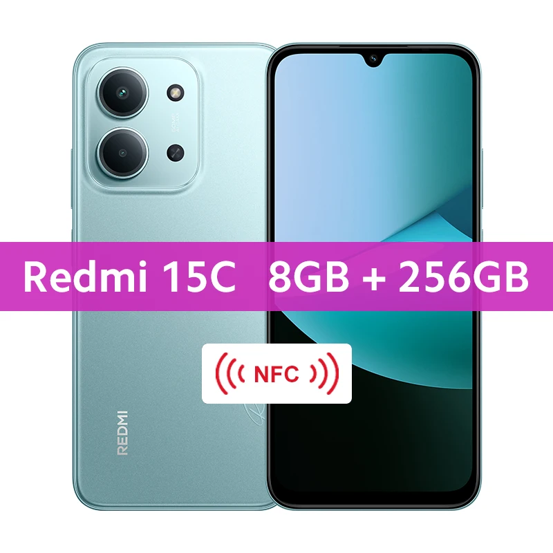 Global Version Xiaomi Redmi 15C Smartphone 120Hz 6.9