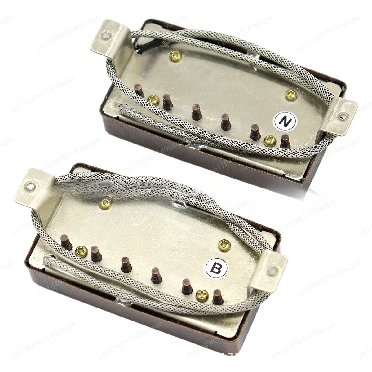 BB1 BB2 Alnico 2 Guitar Humbucker Pickups Bridge& Neck For  LP Guitar GOLD