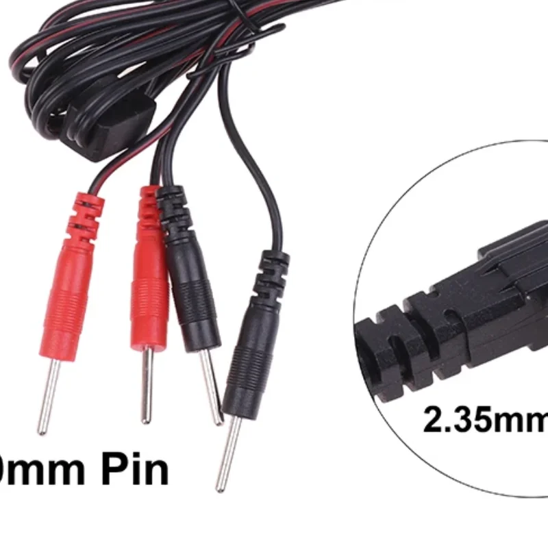 

1 шт. 2,35 мм новый электрод для электротерапии, провод электрическим током, кабель для массажера, соединительный кабель для массажа и релаксации