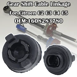 2X MT Gear Shift Cable Linkage End Cup Bushing Clip Shifter Cable Assembly Connector Replacement Parts For Citroen C2 C3 C4 C5