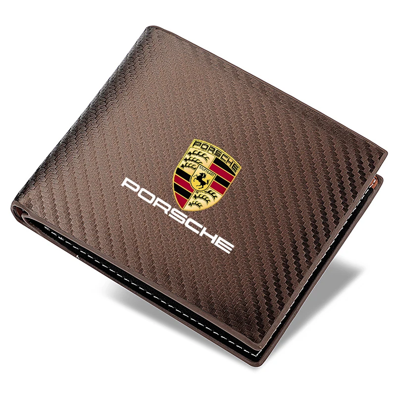 Car Driver License Bag Driving Credit Card Documents Wallet Holder For Porsche Panamera Cayenne Macan 911 718 Taycan Boxster 918