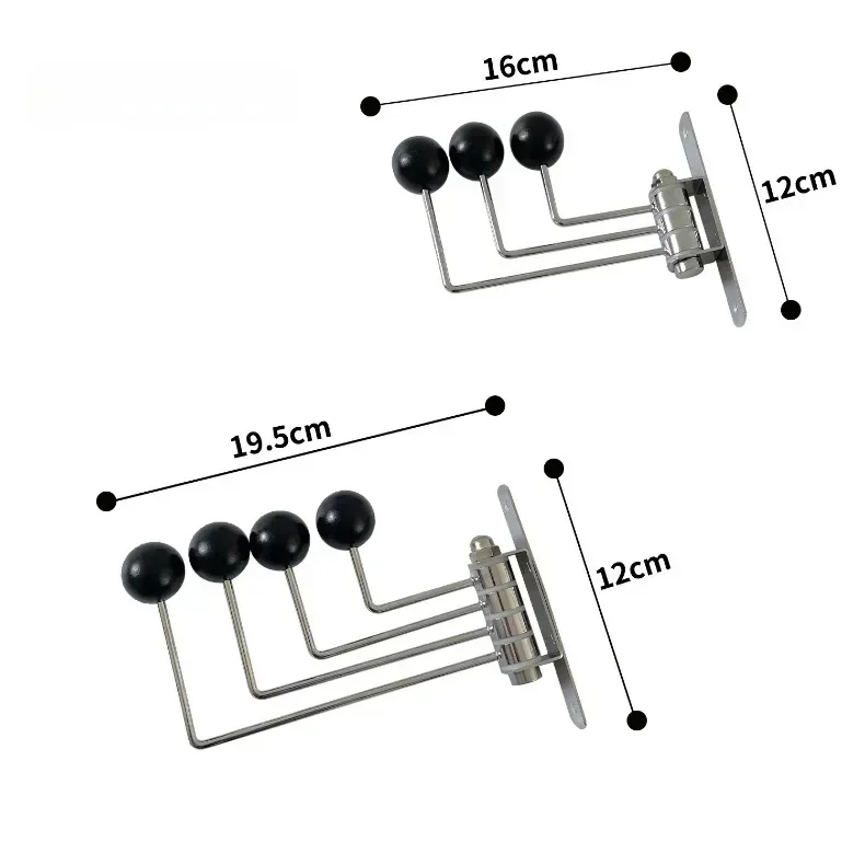 Multifunctional Hanger Hooks Retro Decorative Clothes Organizer Iron Wall Coat Racks Space Saving Living Room Furniture