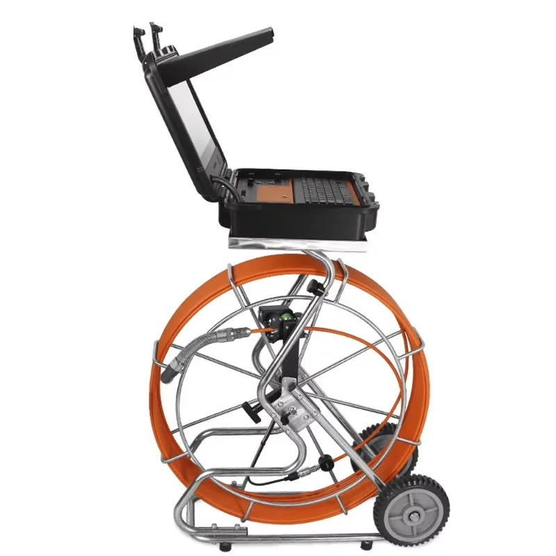 Full high definition 1080P analog pipeline inspection camera 360 degree rotation