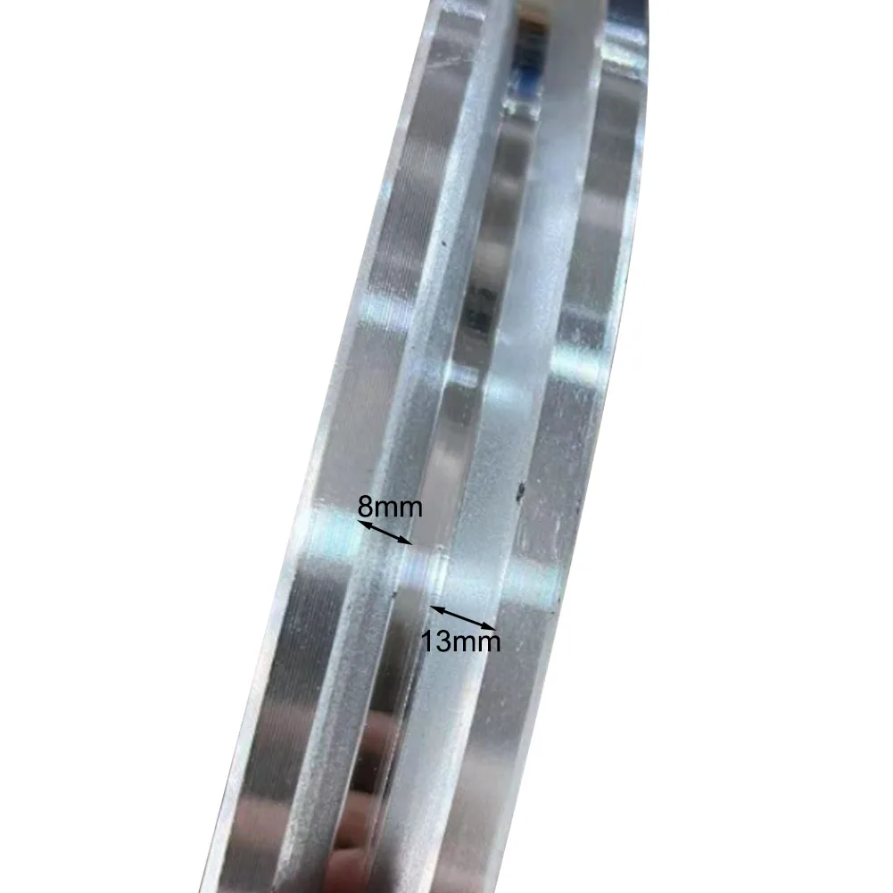 Imagem -04 - Air Compressor Belt Machine Head Volante Único Sulco Roda Polia Instalação Slot 265 mm Largura 13 mm Largura