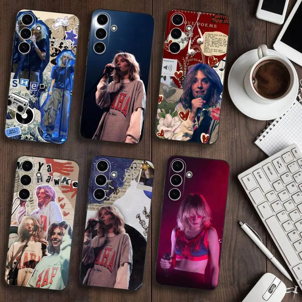 

American M-Maya H-Hawke Phone Case For Samsung Galaxy A73,A72,A71,A70,A53,A52,A51,Soft Black Shell