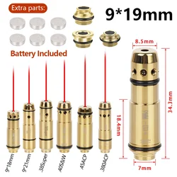 Alésoir laser d'entraînement au feu à sec pour Glock, cartouche rouge, 9mm, 17, 19, 43, 380, génital. 223Rem 40S & W