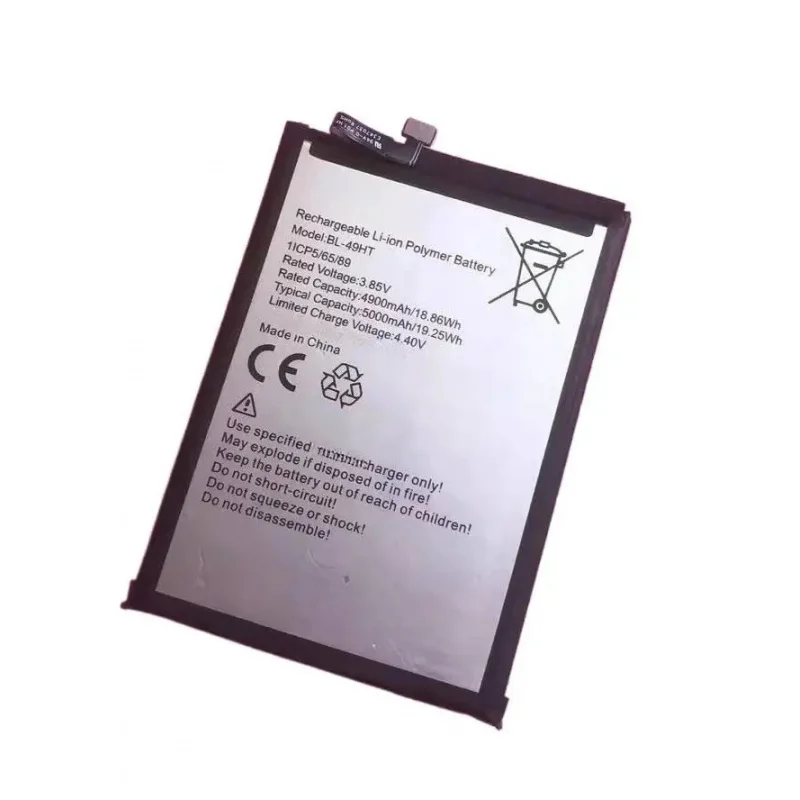 For TECNO BL-58AT mobile phone battery 4900mAh/5000mAh