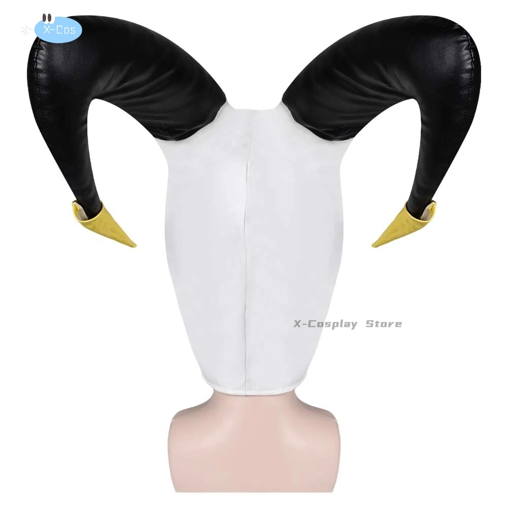 Adam Cosplay Costumes Women Hazbin Costume da donna Hotel Adult Woman travestimento copricapo in bianco e nero abbigliamento Anime da uomo Kid