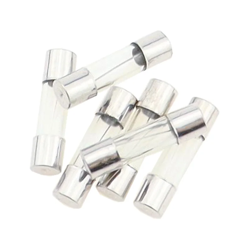 50/100 Uds caliente 5*20 fusible de vidrio de soplado rápido 5x20mm 250V 0.1A 0.5A 1A 2A 2.5A 3A 3.15A 4A 5A 6A 8A 10A 15A 20A30