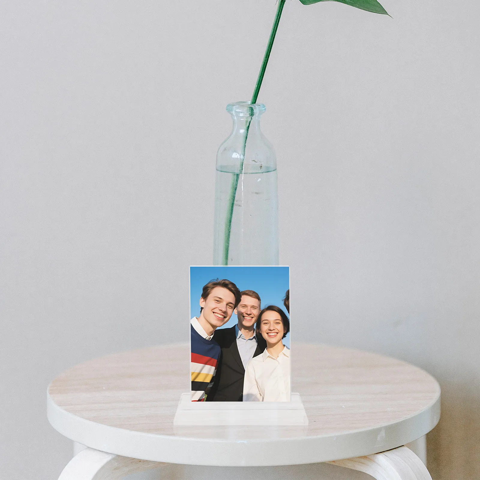 Crystal Photo Frame Blank for Sublimation Printing Single Side Heat Transfer Clear Acrylic DIY Graduation Memorial Photo Display