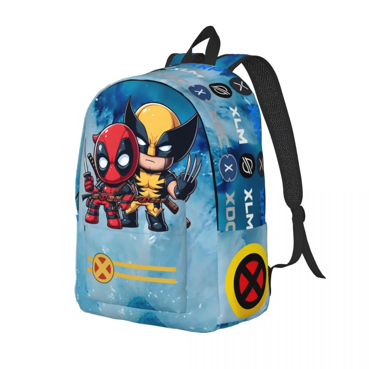 Office Work School Cool Large Capacity Adjustable Strap Marvel X-Men Rucksack Teen Girl Boy Men Women Adult Bookbag Gift