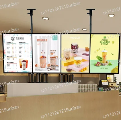 Easy Replacement Poster Light Box for Coffee Shop Counters and Restaurant Displays