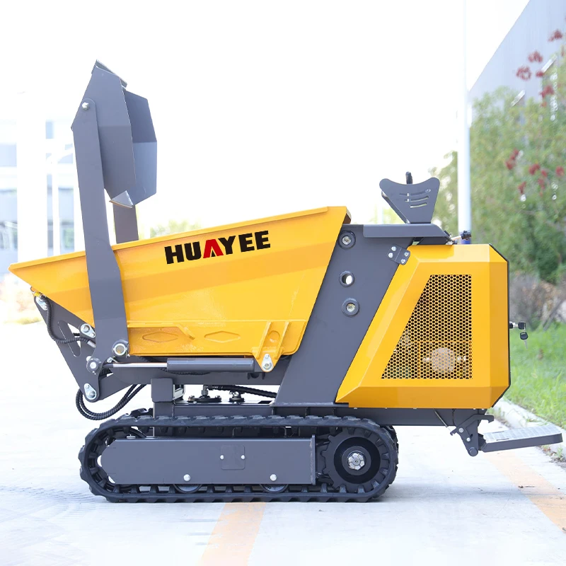 Mini camion à benne sur chenilles abordable de 800 kg, nouveau camion à benne sur chenilles hydraulique, agents de recrutement.
