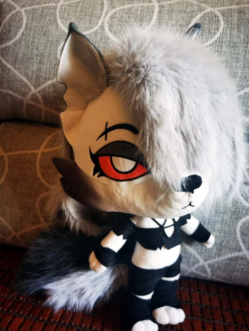 

Лорона ‌ 45 см плюшевая игрушка, подушка, кукла Helluva Boss, милые украшения, аниме, периферийные устройства, хрустальная бархатная кукла, подарки на день рождения, Рождество