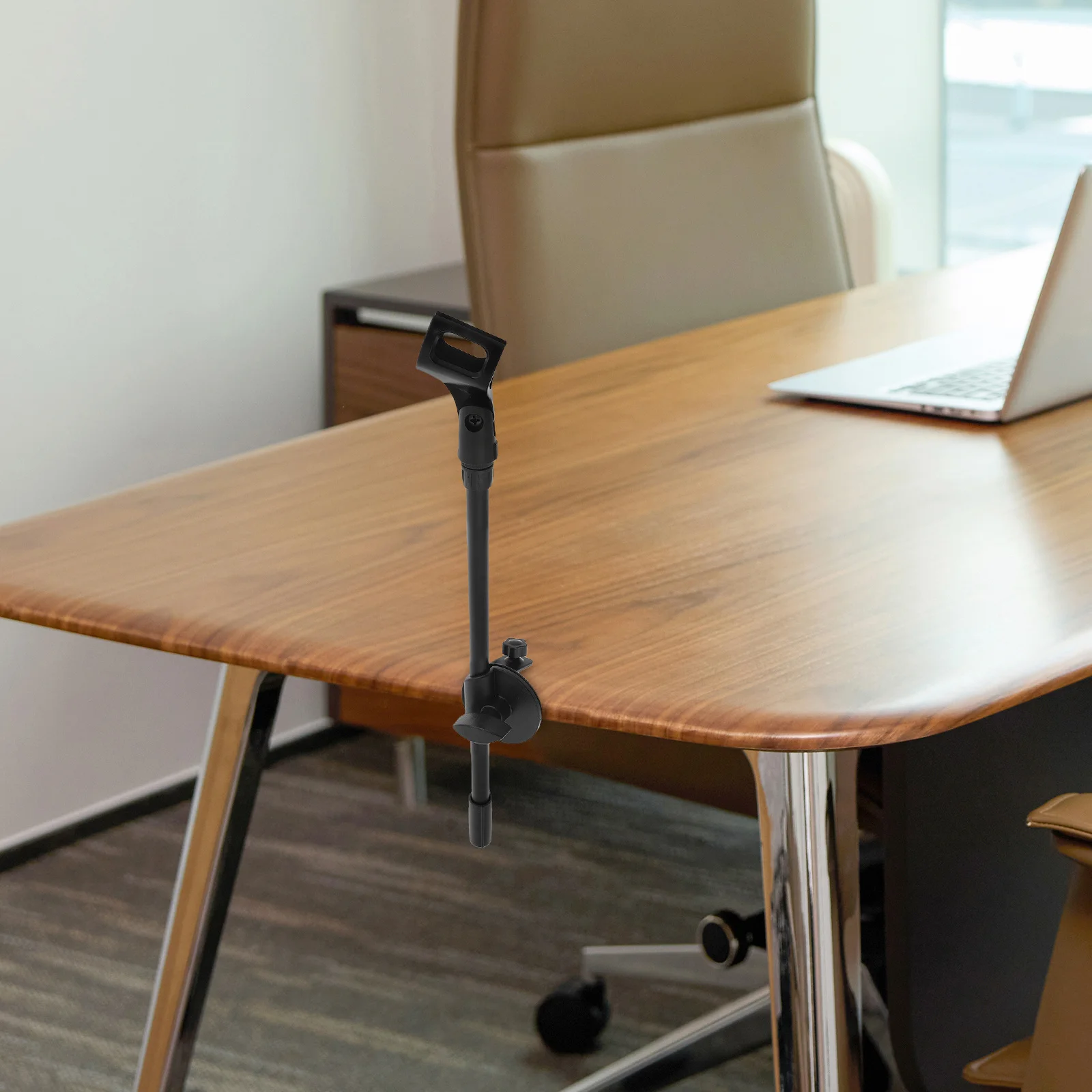 

Sturdy Adjustable Microphone Stand Clip for Desk Floor Performance Portable Reliable Longterm Use Mic Clip