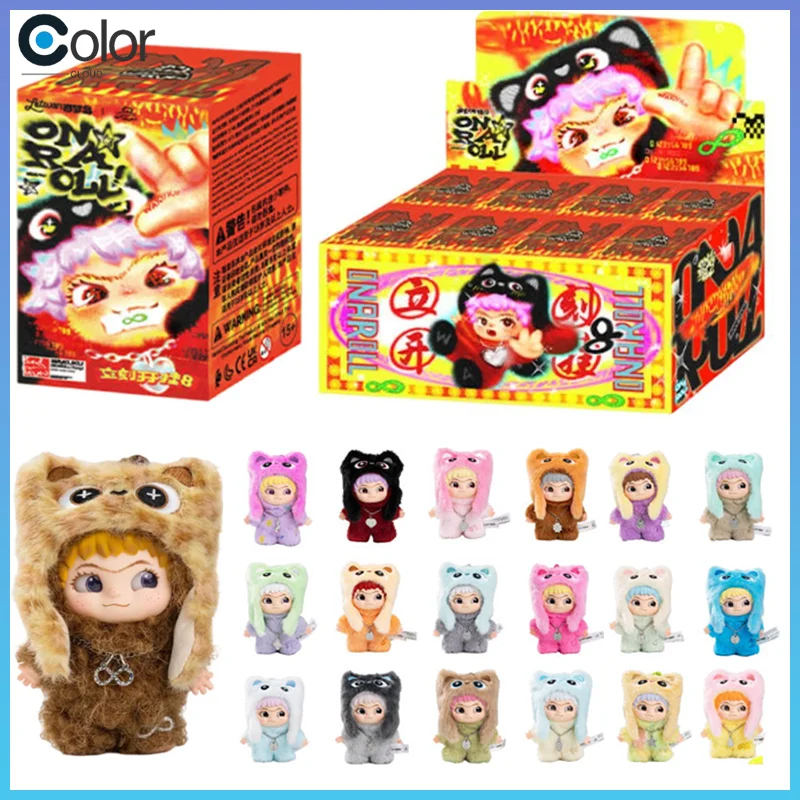 

Wakuku 3.0 On A Roll Series Vinyl Face Blind Box Cute Anime Figure Trendy Toy Cute Mystery Box Doll Bag Pendent Girl Xmas Gifts