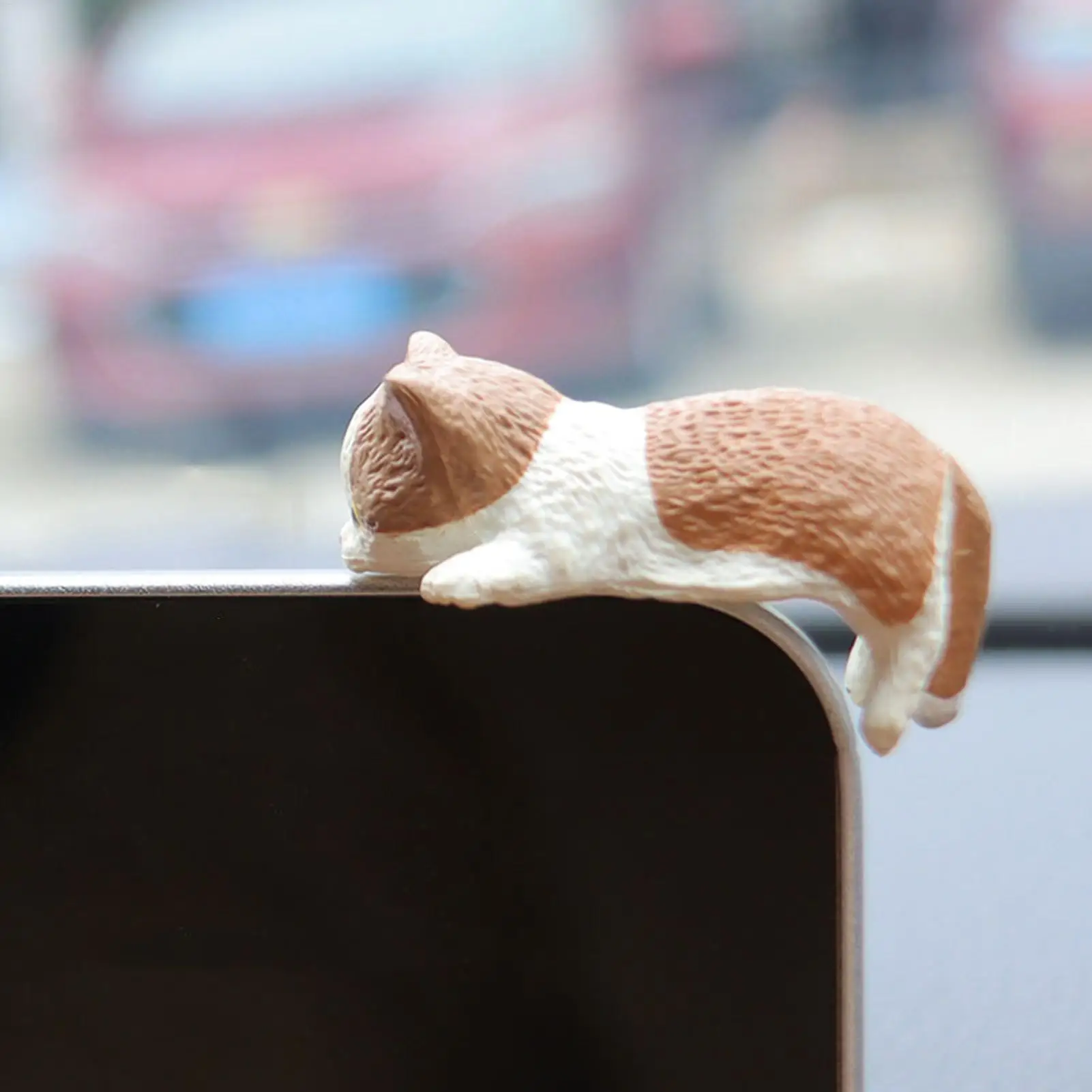 cute Mini Cat Figurines Creative Small Animal Kitten Statues Miniature Cat Statues For Home Car Aquarium Monitor Landscape Decor