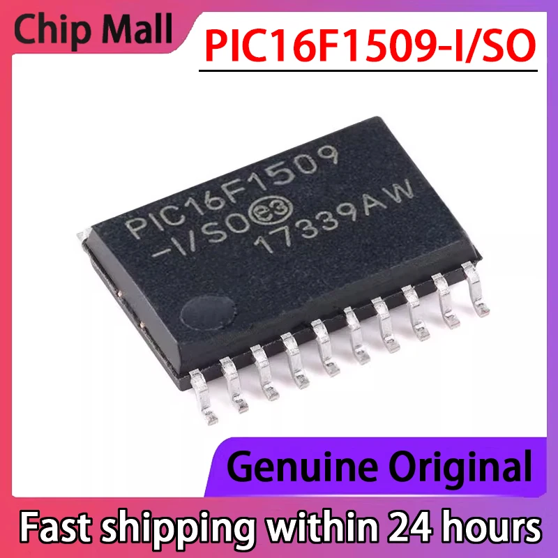 5PCS Original PIC16F1509-I/SO PIC16F1509 SOP-20 Microcontroller Chip