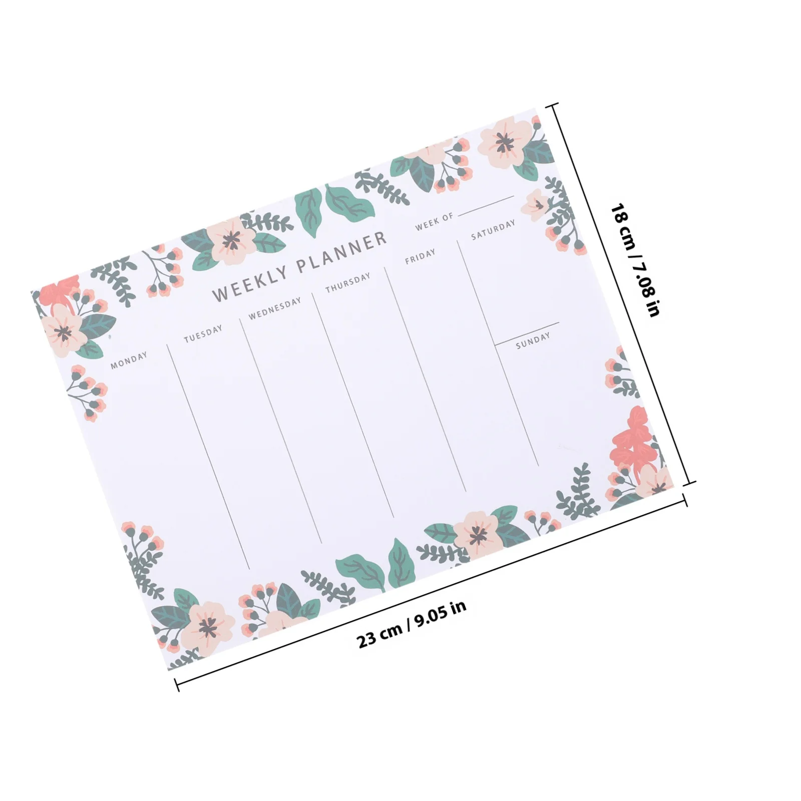 مفكرة التخطيط الأسبوعي المسيل للدموع، هدية عملية للأصدقاء والعائلات زملاء الدراسة، منظم جدول خفيف الوزن سهل الحمل #5